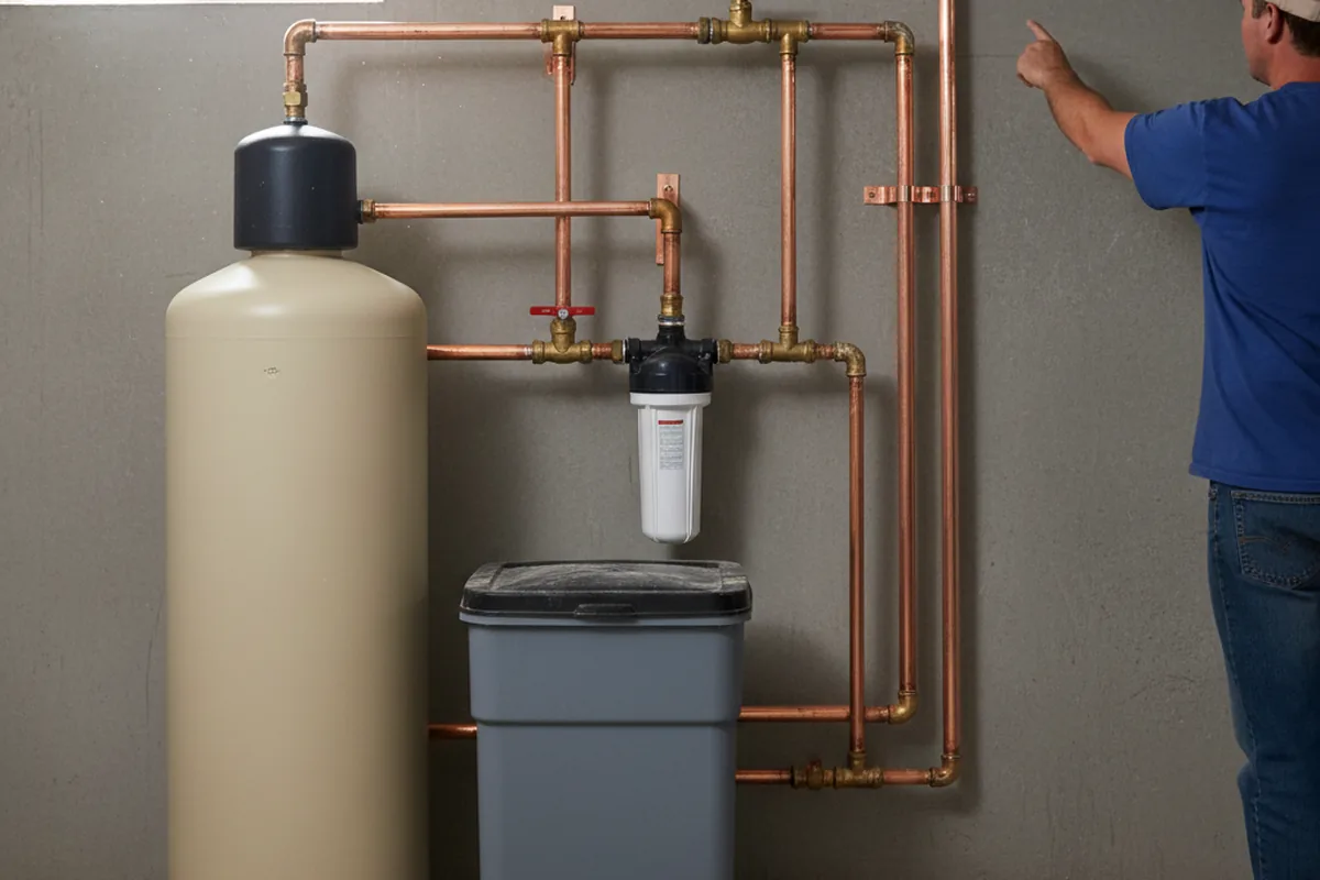 Whole-house water treatment system installed in Woodville